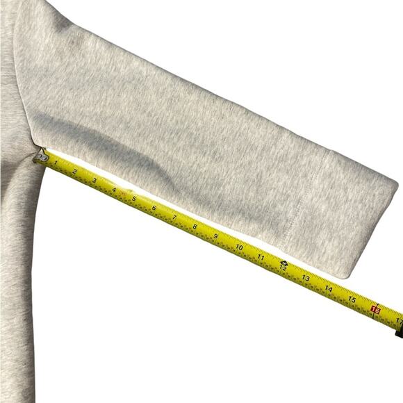 French Connection Women’s Grey Long Sleeve Crew Neck Sherpa Sweater Dress Sz 2 - Picture 5 of 8